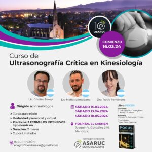 Ultrasonografía Crítica en Kinesiología Mendoza 2024
