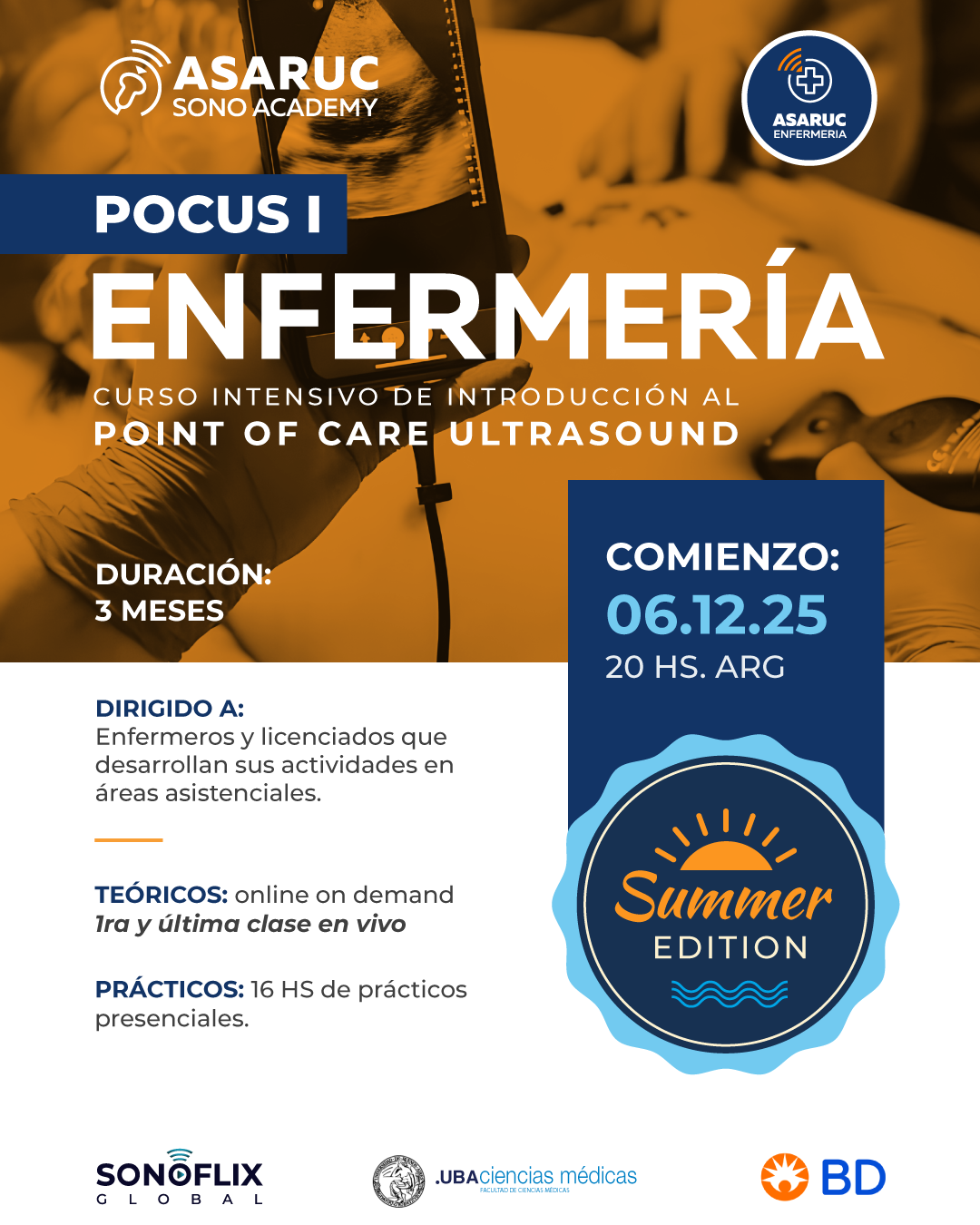 POCUS I Enfermería Summer Edition 2026