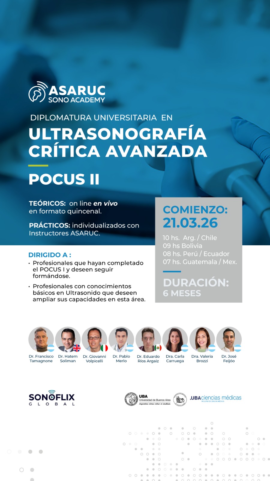 POCUS II – Ultrasonografía Crítica Avanzada 2026