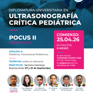 POCUS II Pediátrico - Ultrasonografía Crítica Avanzada 2026