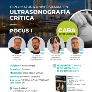 Ultrasonografía Crítica en Kinesiología Abril 2026