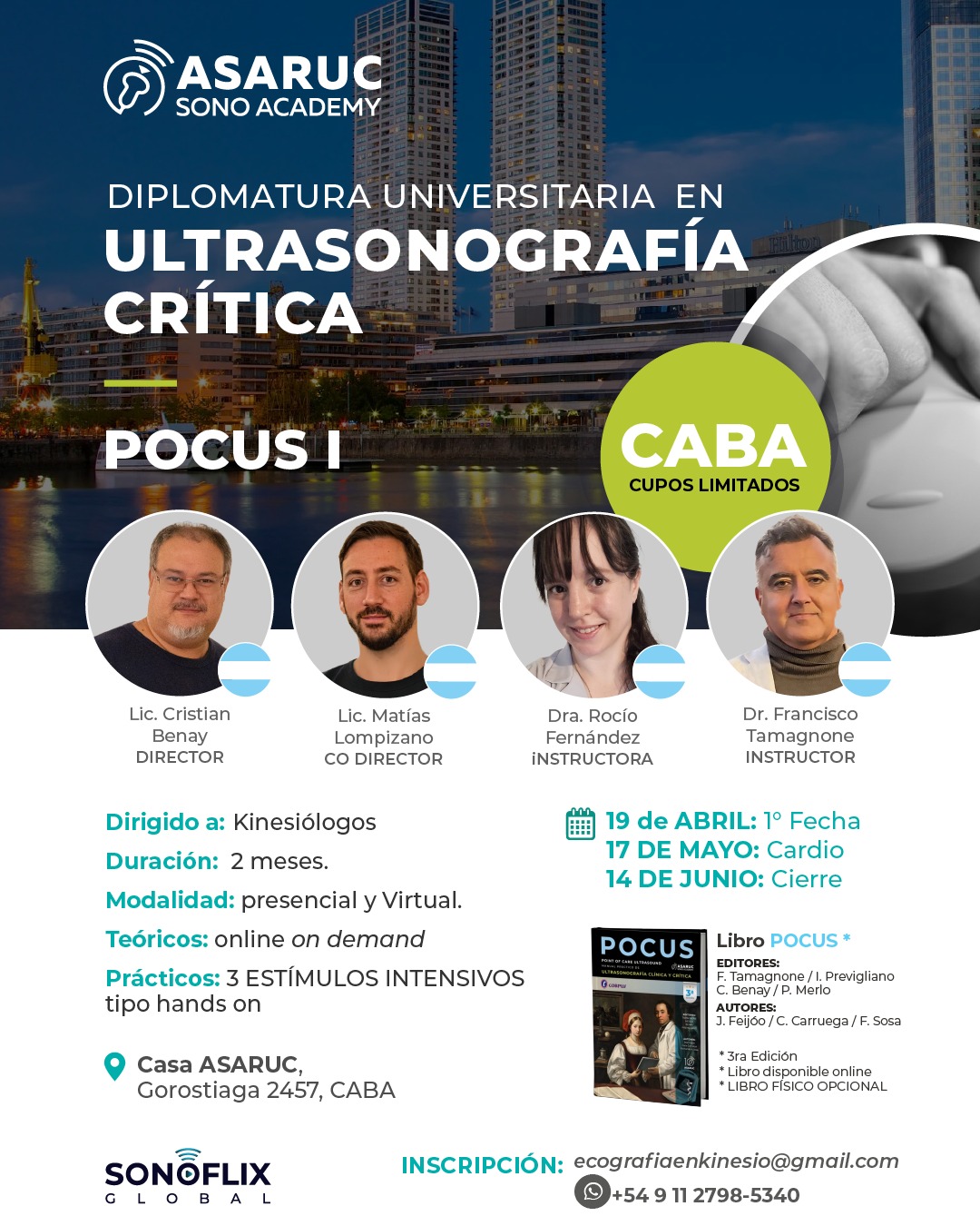 Ultrasonografía Crítica en Kinesiología Abril 2026