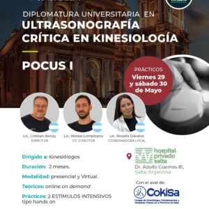 Ultrasonografía Crítica en Kinesiología Sede SALTA MAYO 2026