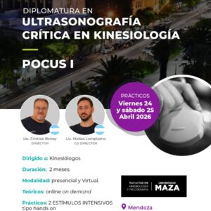 Ultrasonografia Crítica en Kinesiología. Sede Mendoza 2026