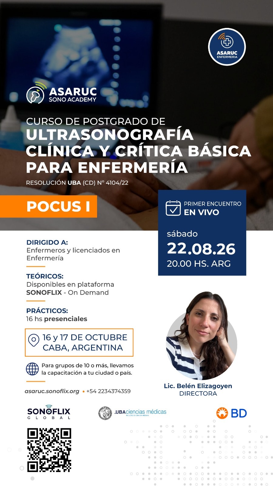 Posgrado POCUS I Enfermería ASARUC/UBA 2026
