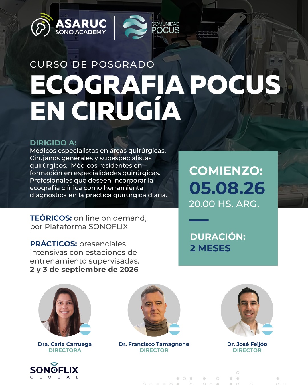 Curso de Posgrado en Pocus en Cirugía