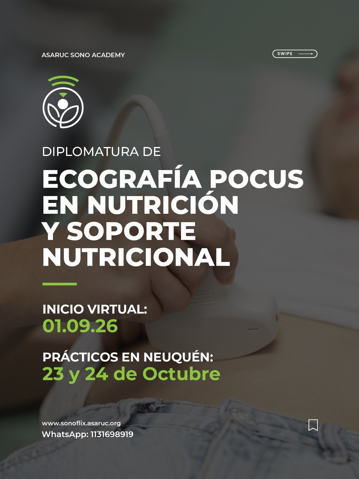 Diplomatura de Ecografía POCUS en Nutricion y Soporte Nutricional Neuquén